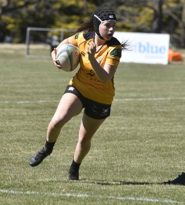 Impressive performer: Pirates' rookie of the year Lara De Jong will be a key player for the North West under-17s girls side at next month's State 7s Championships. 