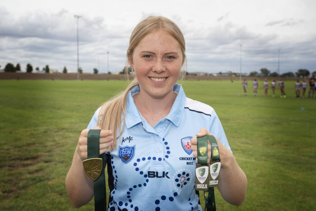 Title hat-trick: Lara Graham has tasted more nationals success, this time as part of the NSW Indigenous side. Photo: Peter Hardin