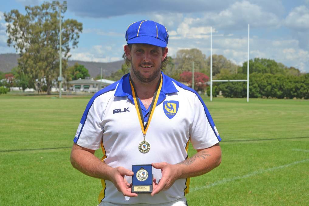 Back to his best: The man of the match honours were the icing on the cake for Brendon Reynolds after helping Gwydir win their first Connolly Cup. 