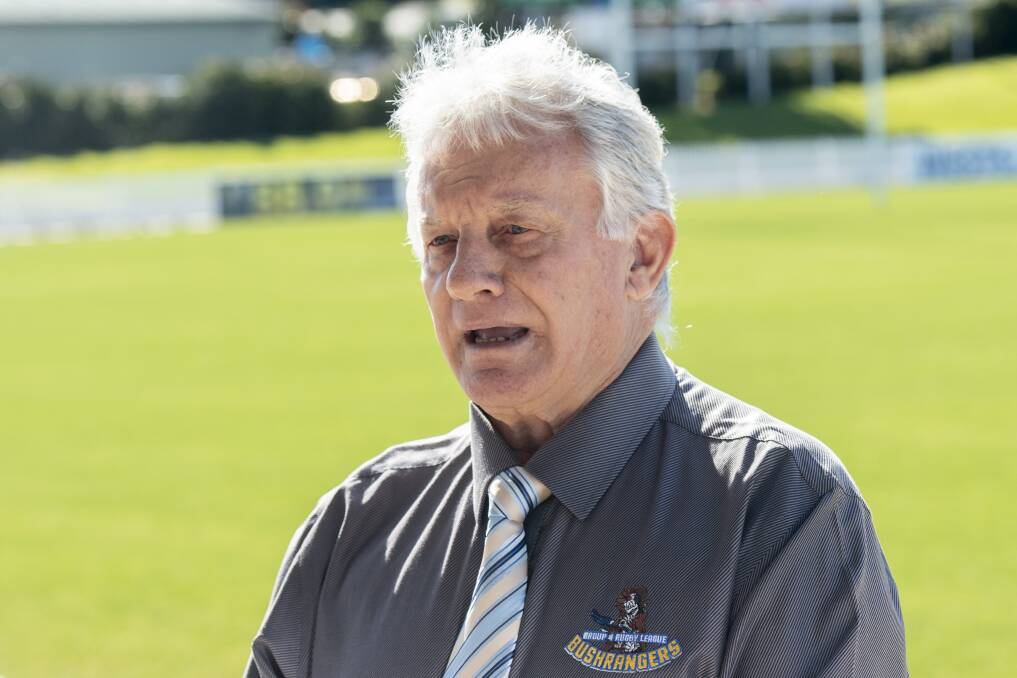 Tough decision: Group 4 chairman Ray McCoy addresses the media on Friday to announce that the season has been abandoned.. Photo: Peter Hardin