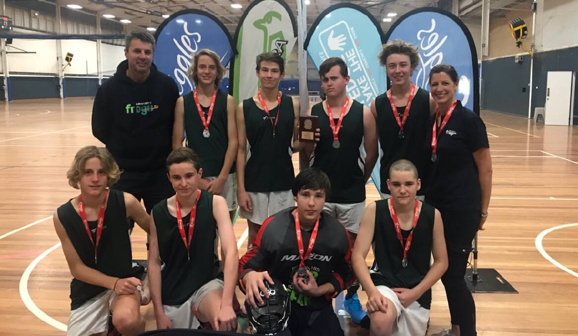 On fire: Tamworth's under-15 boys finished runners-up in Division 1 at the State Indoor Championships held on the Central Coast.