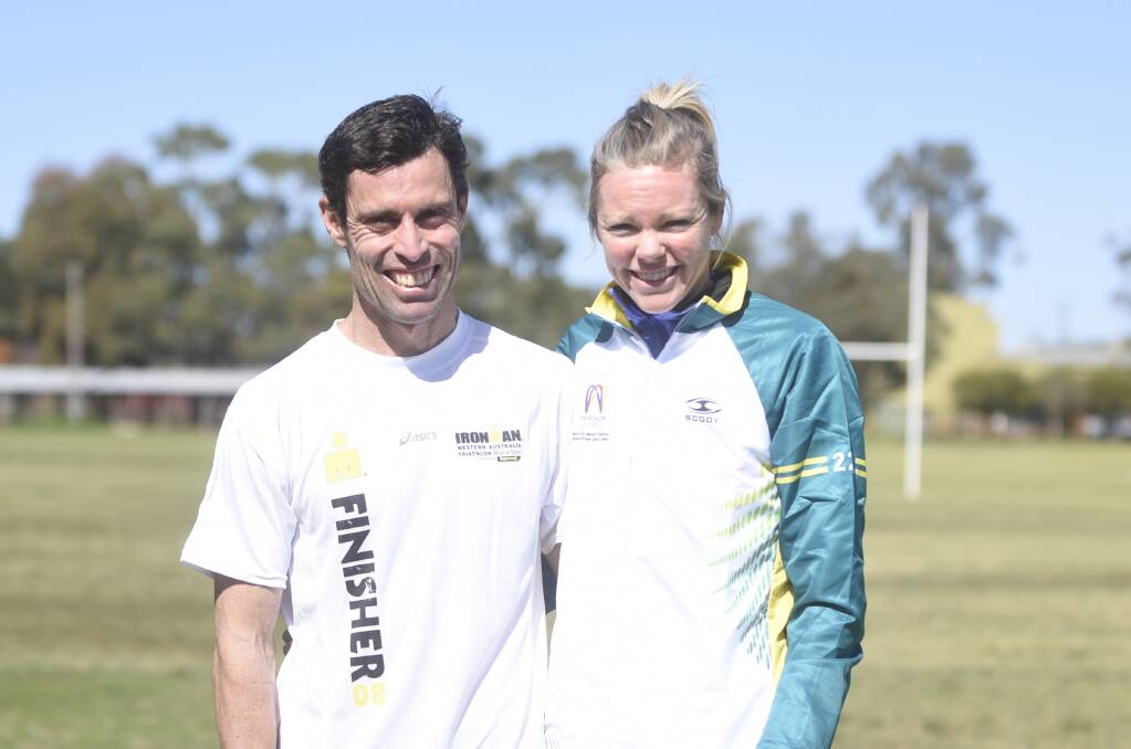 Australian honours: Pete Loveridge and Kelly Watson will compete at the International Triathlon Union World Championships, which get underway on the Gold Coast on Thursday.