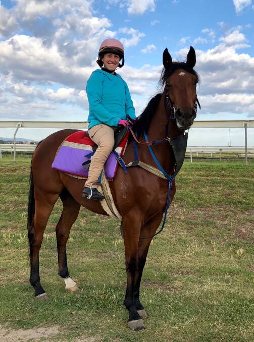 Pride and joy: The aptly-named Jonesy holds a special place in Tamworth jockey-come-trainer Mel Bolwell's heart. Photo: Supplied 