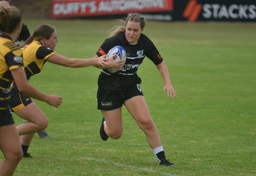 Strong performer: Ellie Hannaford was among the points for Tamworth in their loss to Baa Baas on Saturday. Photo: Mark Bode