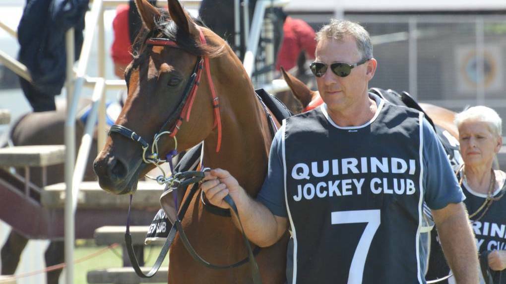 Back in the swing: After a bit of a "holiday", Wednesday's Inverell Cup meeting will kick-off a busy few days for Gunnedah trainer Gavin Groth.