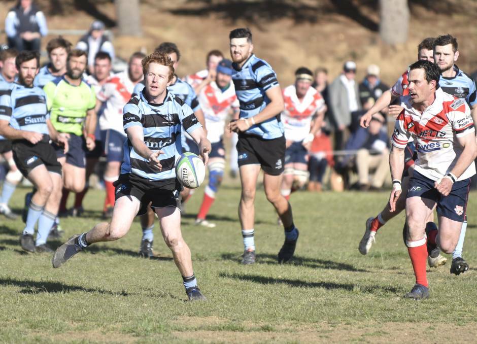 Making his mark: Jydon Hill was good at fullback for Narrabri in their win over Quirindi on Saturday. 