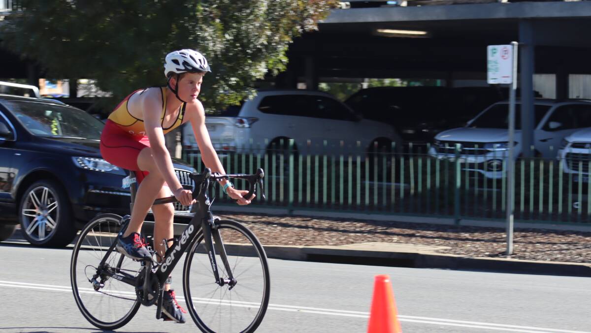 Delungra's Cody Uebergang was part of the 2022-2023 NIAS Triathlon Program. Picture supplied.
