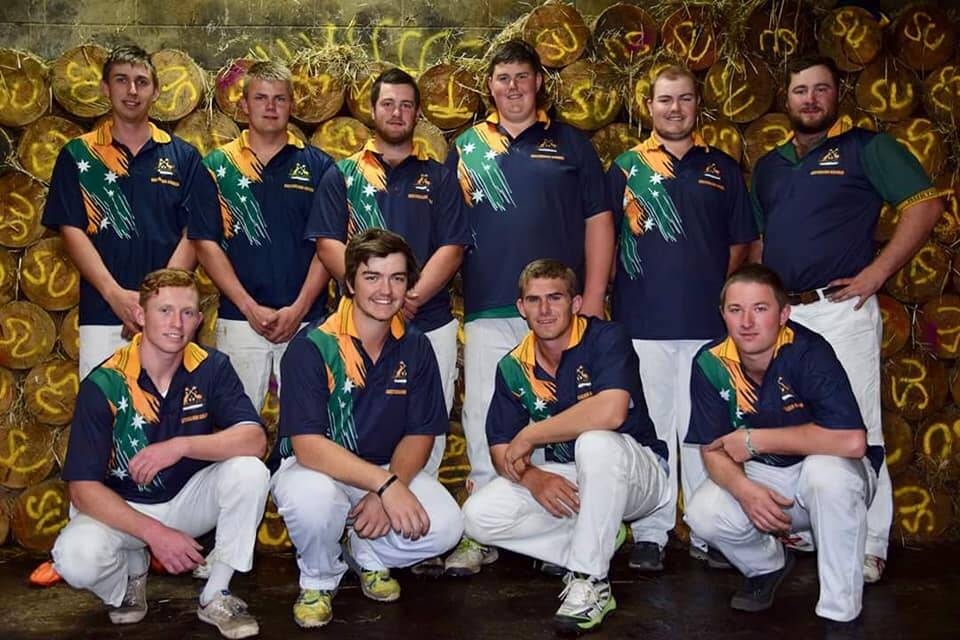 The victorious Australian under-21s mens team.
