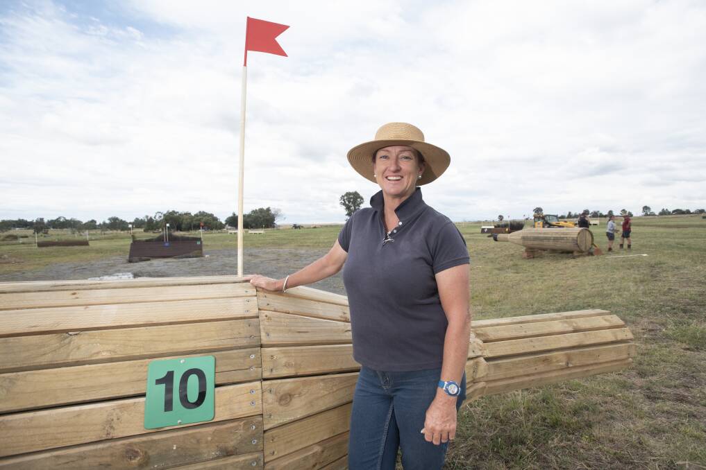 Jumping back in: Tamworth International Eventing president Sharmayne Spencer is looking forward to a good two days of eventing as the club hosts its first event in 12 months this weekend. Photo: Peter Hardin 240322B005