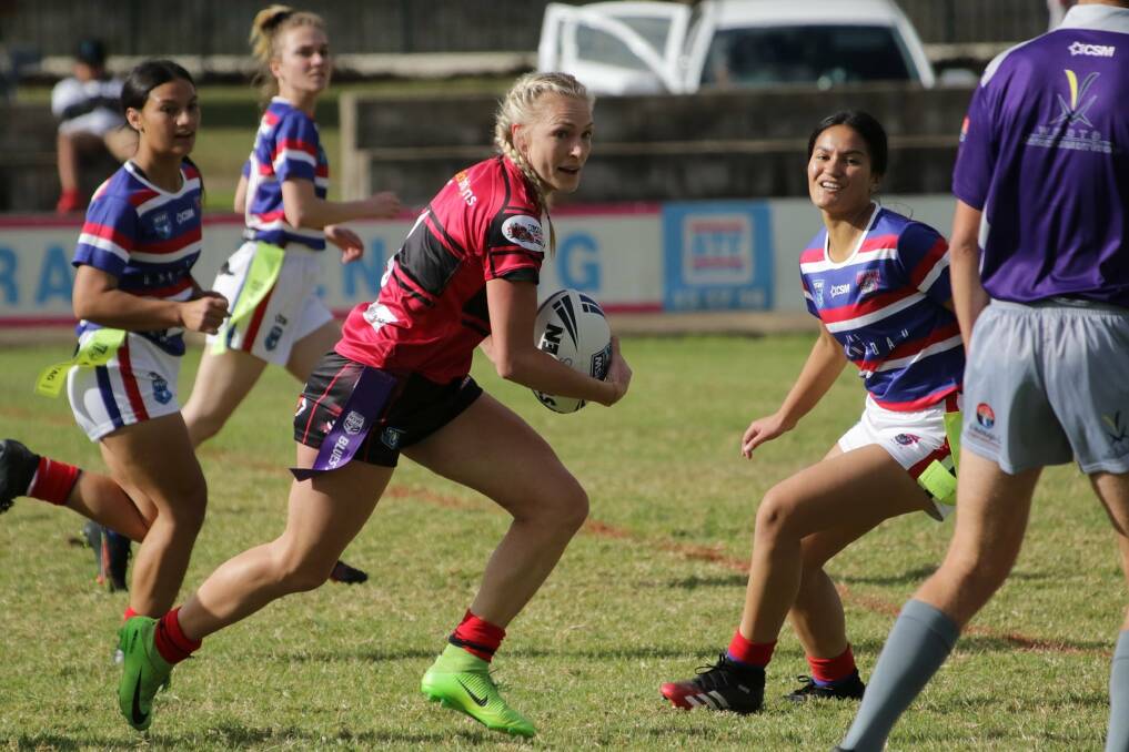 On the prowl: North Tamworth gun Kim Resch was for the second straight season named the Group 4 ladies league tag best and fairest. Photo: Group 4 Facebook