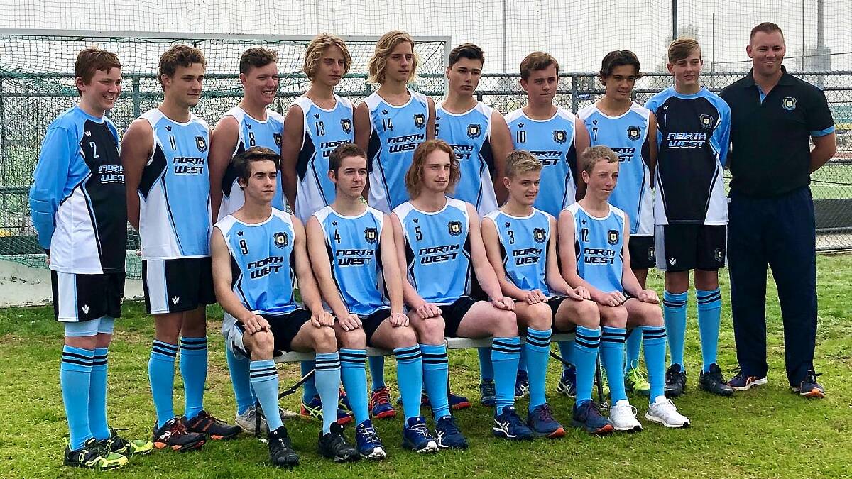 Strong performance: The North West CHS boys hockey side finished third at the state carnival in Albury.