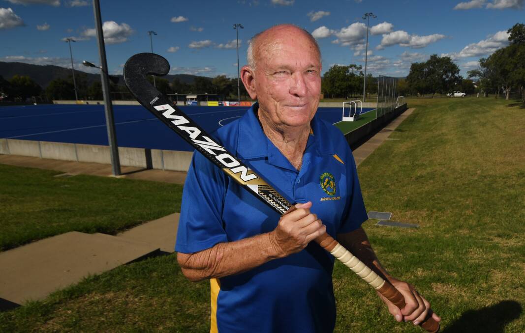 The Master: Doug Truman is one of Tamworth's most enduring sporting stars. In October he will represent Australia at the Masters World Cup in Japan. Photo: Gareth Gardner 020422GGE02