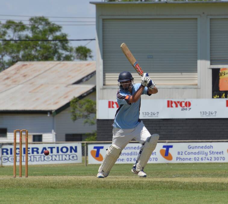 Great knock: Isaac Harris was in great touch for Court House on Saturday hitting 82 at the top of the order.