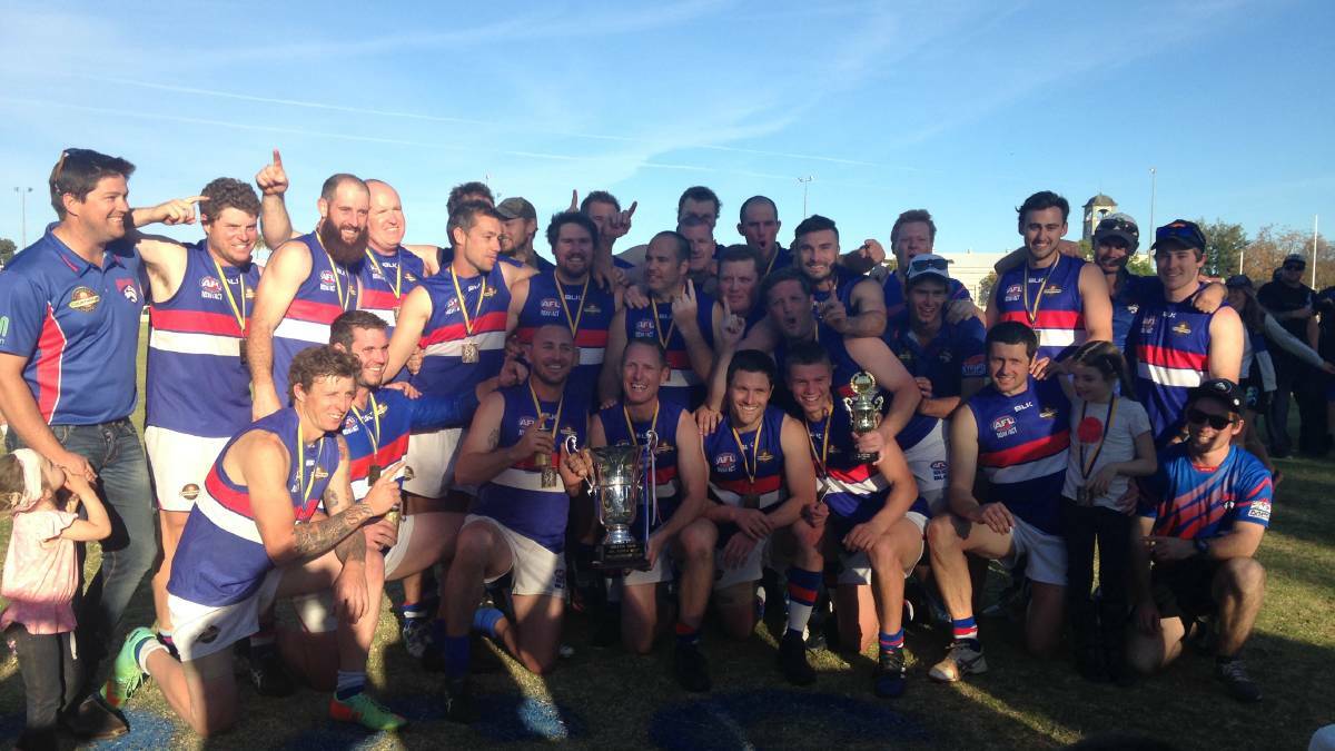 We are the champions: Gunnedah claimed their first AFL premiership since 1991.