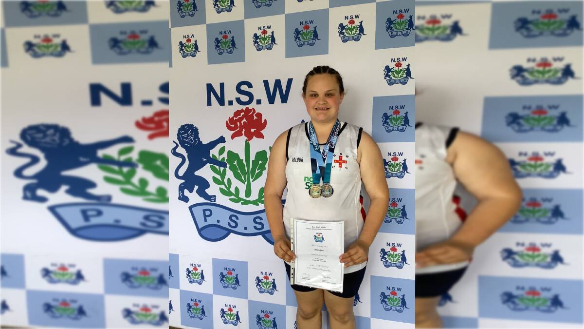 Olivia Earl had added another record to her growing list after breaking the senior girls multi-class discuss record at the NSW PSSA Championships.