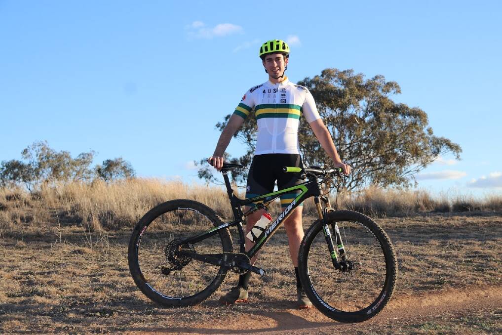 Dream come true: Tamworth teenager Nick Chisholm is gearing up to hit the track at the World Mountain Bike Championships in Canada. Photo: Supplied