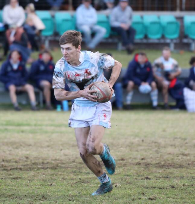 Bailey Swain scored the last three of Quirindi's tries. Picture by Tim Widdis