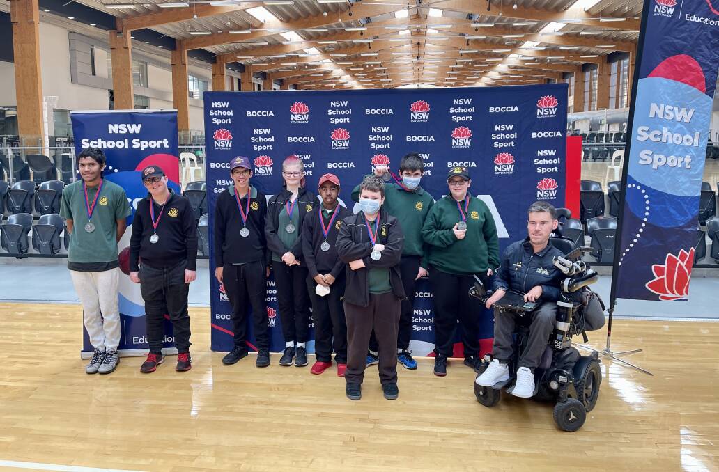 Tokyo bronze medallist Dan Michel (right) was on hand to present the medals to the teams and talk with the competitors. Picture supplied