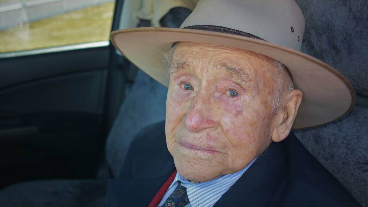Ted Mulligan OAM was at the sporting ground named after him on Friday.