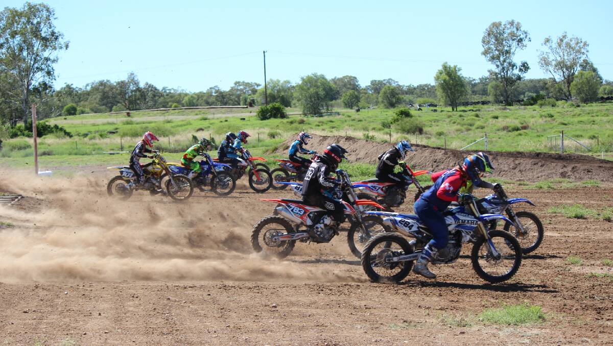 START YOUR ENGINES: Some of the country's best riders will be hitting Moree for King of MX state qualifying this weekend. PHOTO: Moree Motorcycle Club