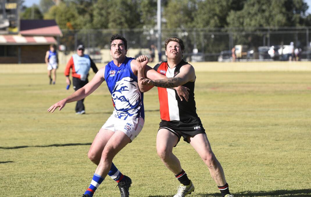 EXCITEMENT BUILDS: The Inverell Saints will face the Gunnedah Bulldogs in the opening round of the AFL North West competition. Photo: Billy Jupp.