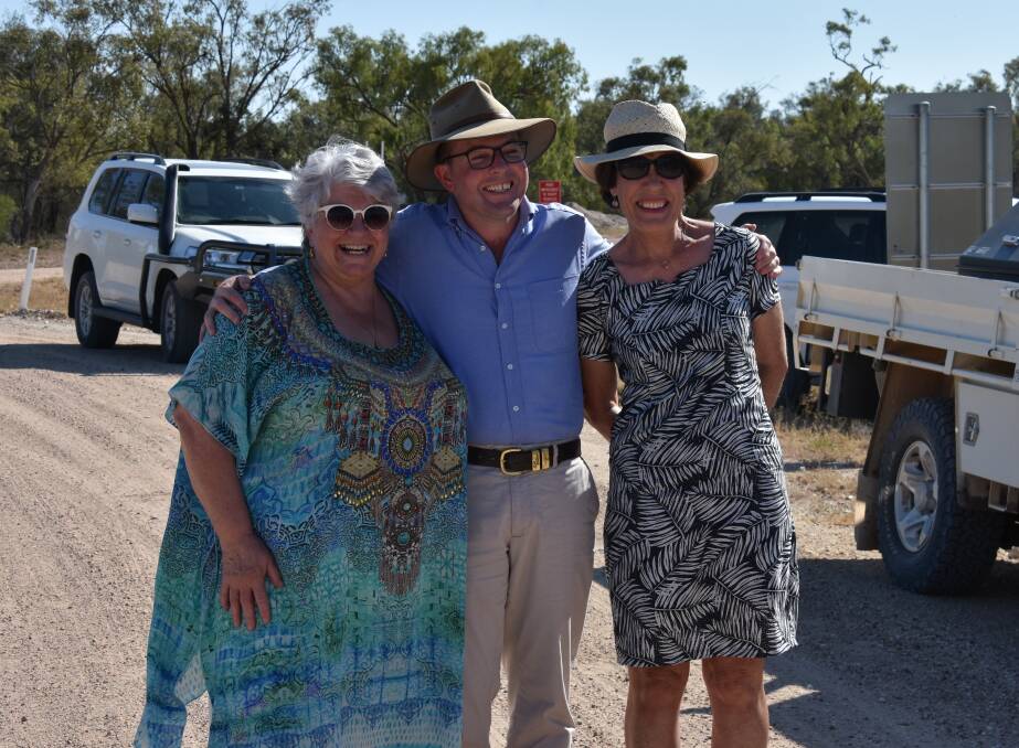 LONG TIME COMING: Mayor Katrina Humphries, Northern Tablelands MP Adam Marshall and Cr Sue Price are thrilled to finally be able to seal Carrigan Road.