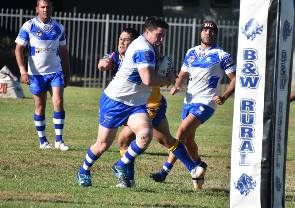SEASON OVER: Rodrick Smith and the Moree Boars A-grade season is over after a narrow 33-32 loss to the Narwan Eels in the minor semi final.