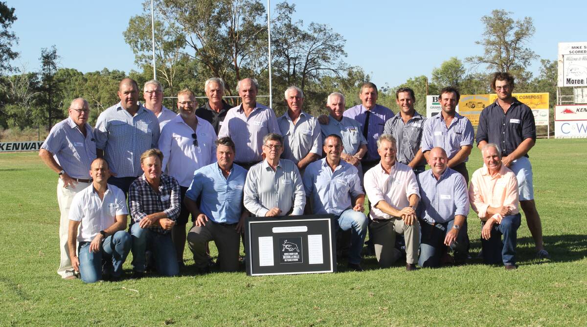 TOP TEAM: The players named in the 1959-current anniversary squad. Photo: Sophie Harris.