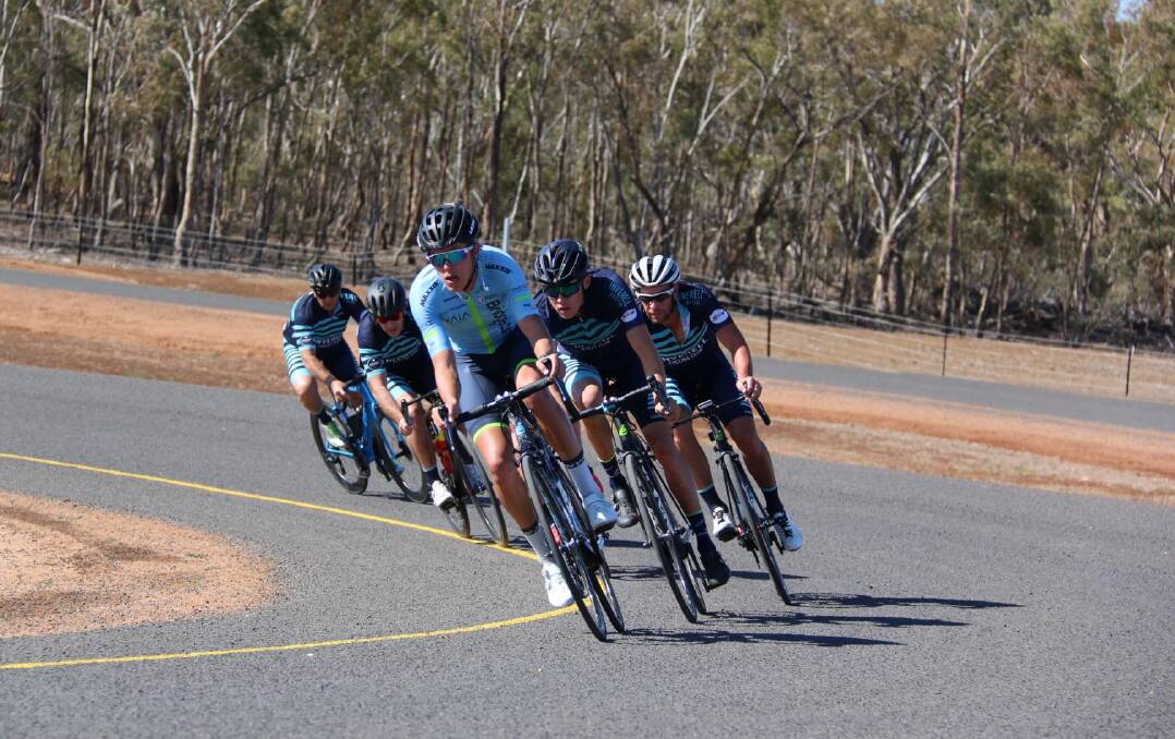 TOP STUFF: Inverell Cycle Club officially opened the new criterium track at Lake Inverell on Saturday. Photo: Kylie Wilks.
