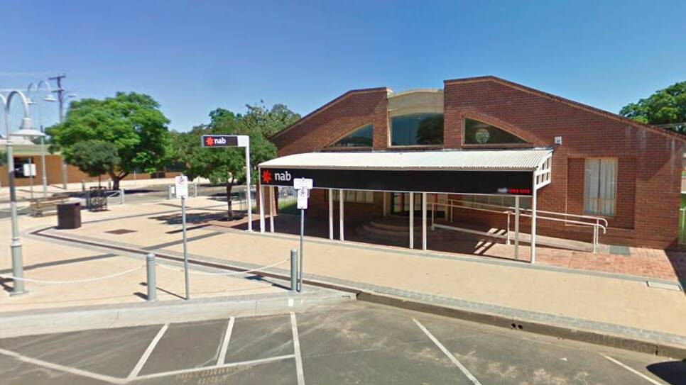 BYE BYE BANK: The NAB branch in Wee Waa is no more, and a new bank isn't able to move in, so it's up to the community what will go in there. Photo: Google Maps