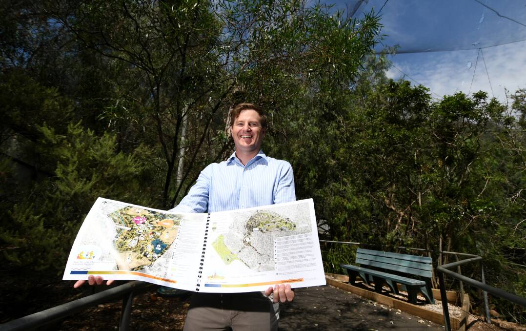 BIG PLANS: Tamworth Regional Council's Sam Eriksson is encouraging all locals to have their say on the draft masterplan. Photo: Gareth Gardner