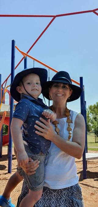 MOTHERLY LOVE: Jo Jones' three-year-old son Jesse has cystic fibrosis. Photo: supplied