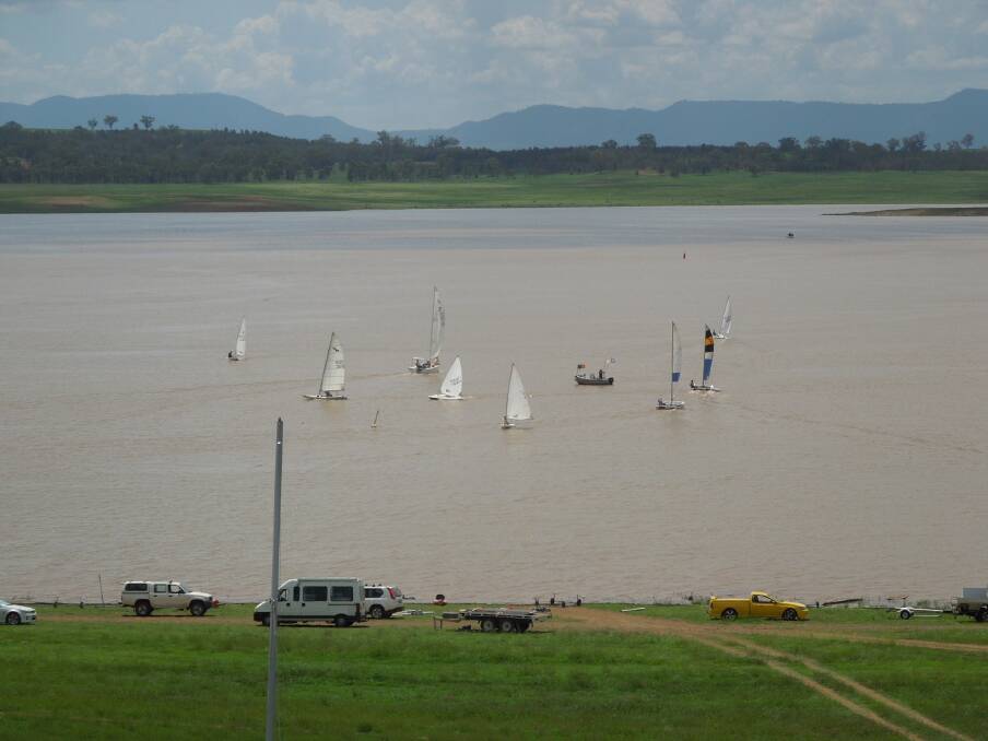 Lake Keepit is currently sitting at 12.5 per cent. Photo: Lake Keepit Sailing Club Facebook group