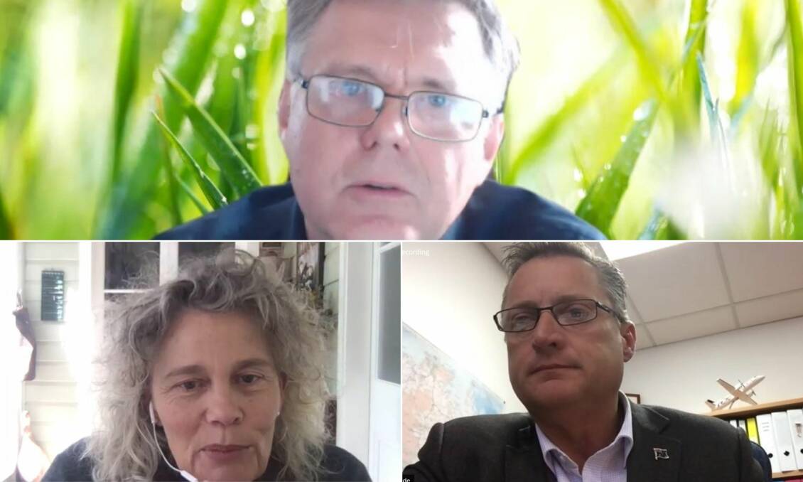 Future Food Systems CRC chief executive officer, David Eyre, and chair Fiona Simson, as well as Namoi Unlimited chair and Gunnedah mayor Jamie Chaffey, all spoke during the online event.
