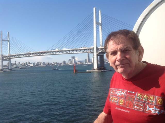 FLASHBACK: Eddie Whitham on the Diamond Princess in Japan in February 2020. Photo: supplied