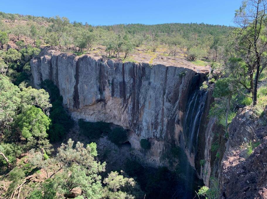 SIGHT TO SEE: Dripping Rock is a small waterfall located near Boggabri. Photo: supplied
