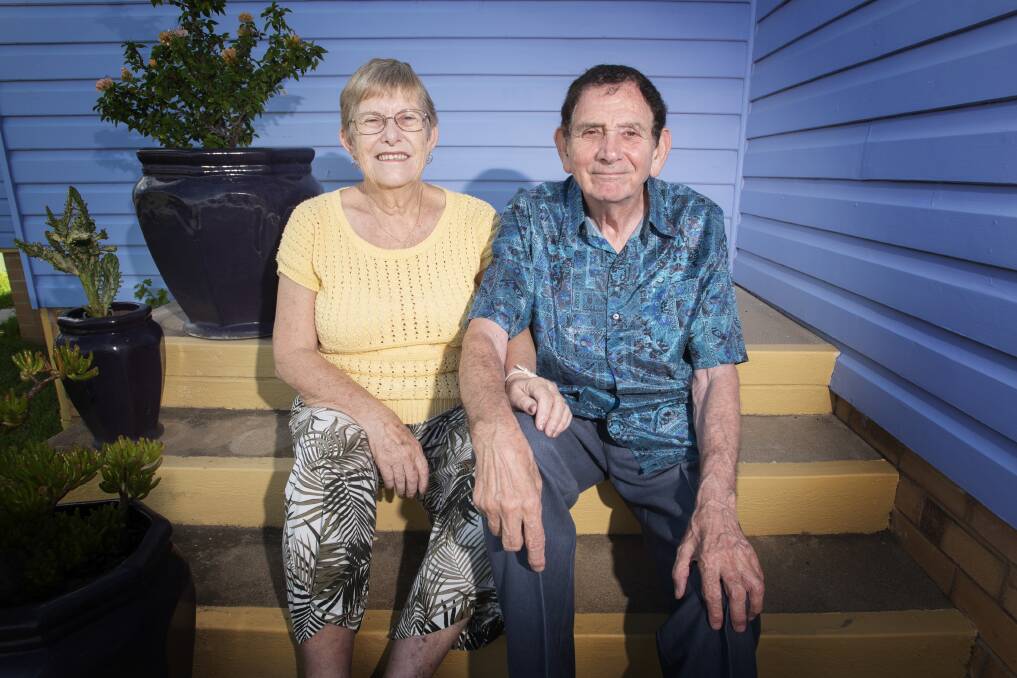 BACK TO NORMAL: It's taken a while, but life is finally getting back to normal for Barbara and Eddie Whitham after a year since their cruise ship ordeal. Photo: Peter Hardin