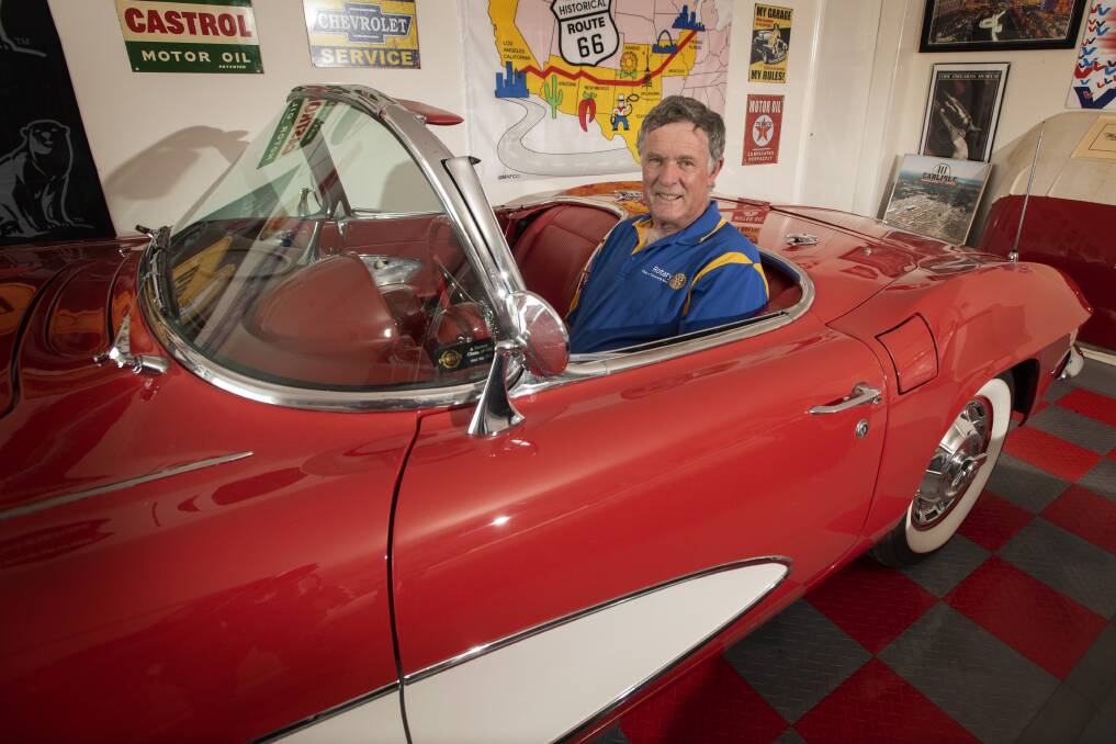 HOT ROD: Event organiser Neville Evans is looking forward to the 2021 motor show. Photo: Peter Hardin