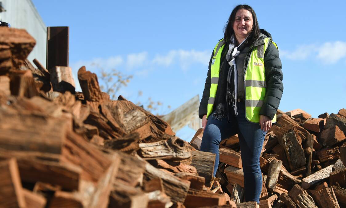 IN DEMAND: Dampier Street Wood Yard owner Kerry Bruce said good quality firewood is highly sought after this winter. Photo: Gareth Gardner