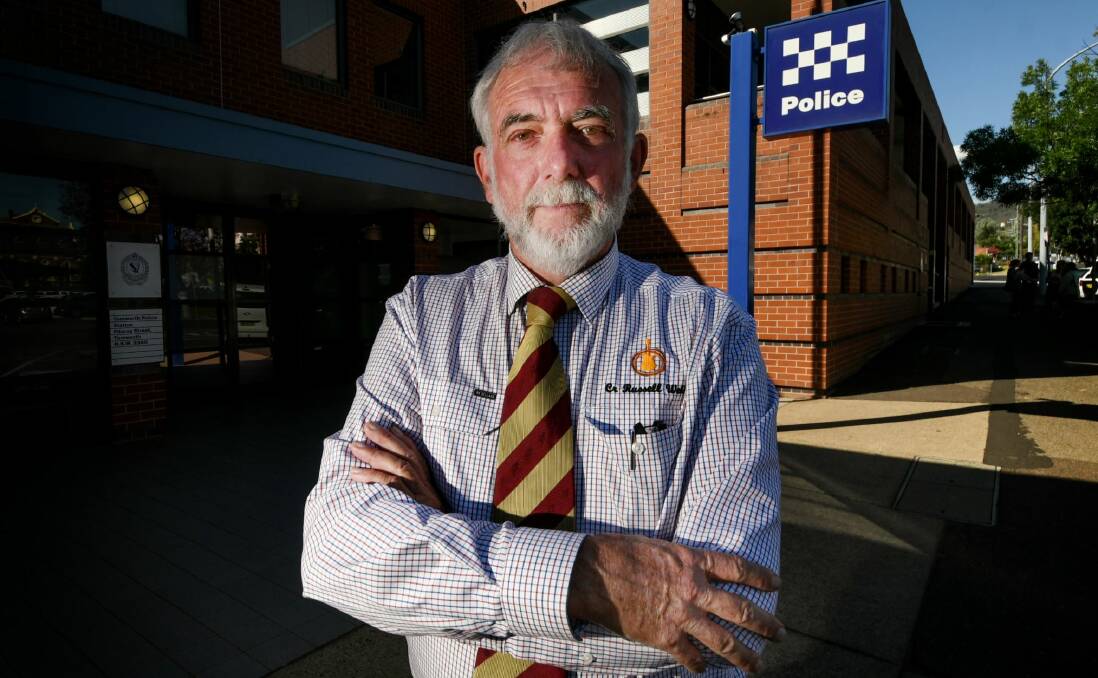 Tamworth crime prevention working group chair Russell Webb. Photo: file