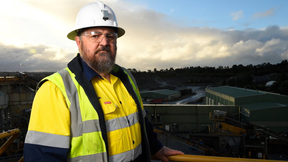 OPPOSED: Ballarat mine manager Stephen Jeffers says he is still lobbying for the royalty to be overturned. Picture: Adam Trafford. 