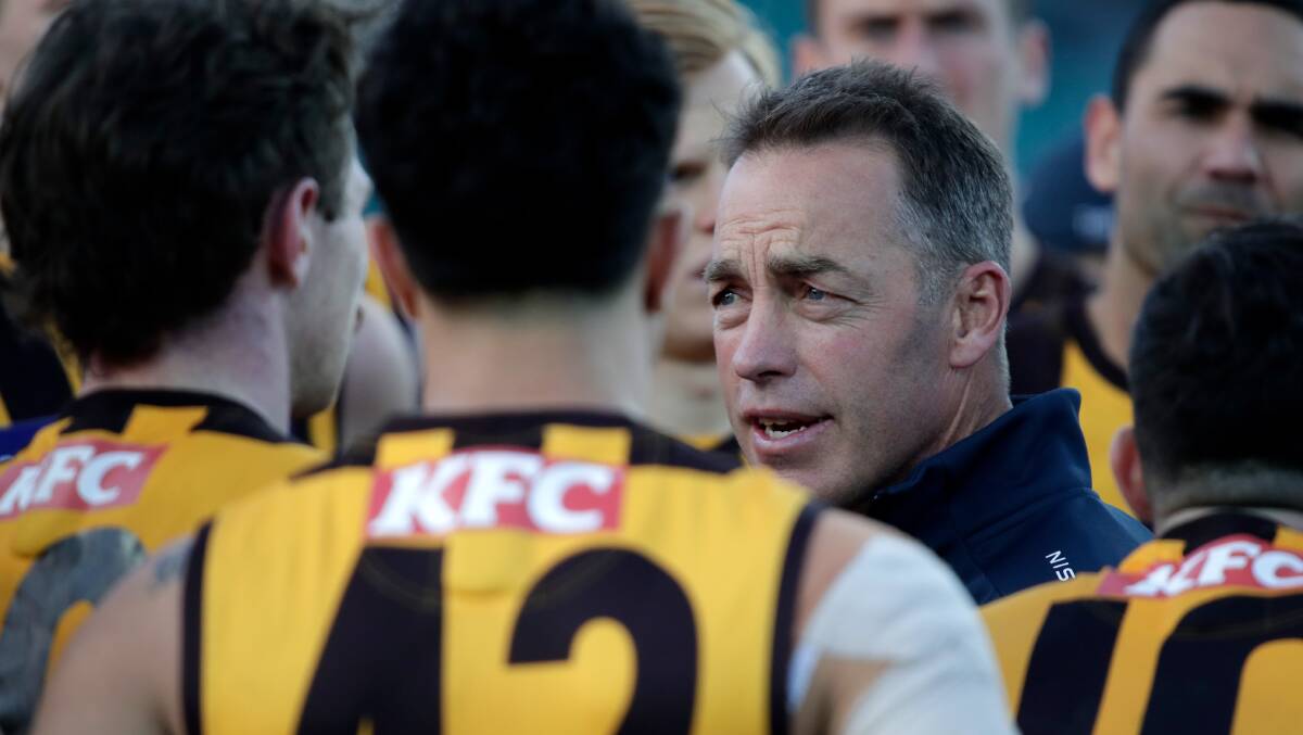 Add Hawthorn's handling of Alistair Clarkson to the list of succession plans that haven't worked. Photo: Grant Viney/AFL Photos via Getty Images