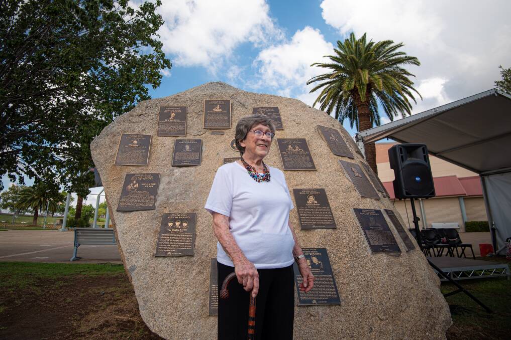 MAKING HISTORY: Joy McKean became the first artist to be inducted twice to the Australian country music Roll of Renown on Sunday. Photos: Simon McCarthy