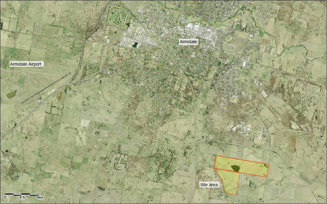 Proposed site & surrounding area