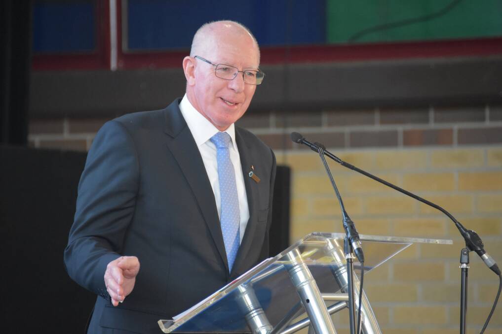 GOVERNOR: HE General the Hon David Hurley AC DSC (ret'd), governor of NSW, officially opened the ceremony. Photo: Nicholas Fuller.