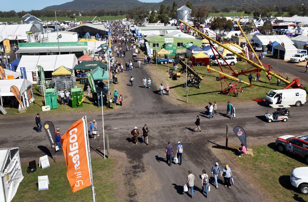CLIMATE CONVERSATION: Thousands streamed in to AgQuip's opening day, but The Greens say there's challenges ahead. Photo: Gareth Gardner 160816D46