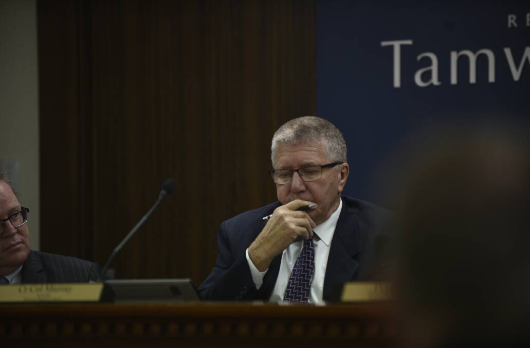 CONSIDERATION: Mayor Col Murray mulls over a decisions ahead of his final year at the reins. Photo: Jacob McArthur