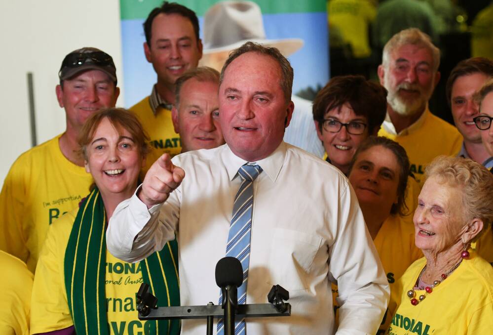 WINS AND LOSSES: Barnaby Joyce didn't win every contest in the 2019 federal election. Photo: Gareth Gardner 180519GGD17