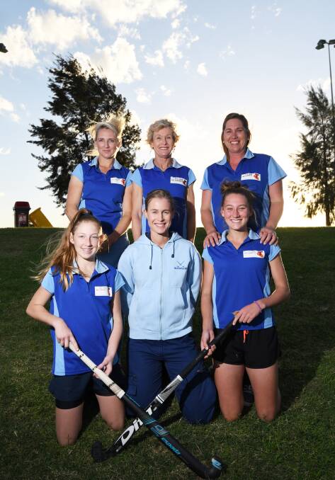 FAMILY AFFAIR: The Tamworth Olympians hockey club has eight mother-daughter sets playing together. Photo: Gareth Gardner 100518GGF007