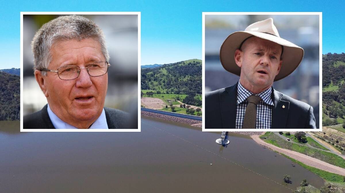 TEST THE WATERS: Col Murray wants the state government to pay for a feasibility study, while water minister Niall Blair remains coy. Photos: Gareth Gardner